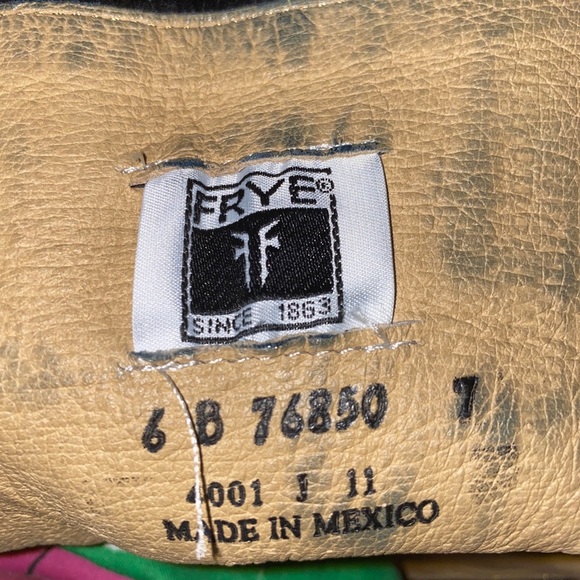 Frye Phillip harness boots Sz 6m black - Picture 8 of 8